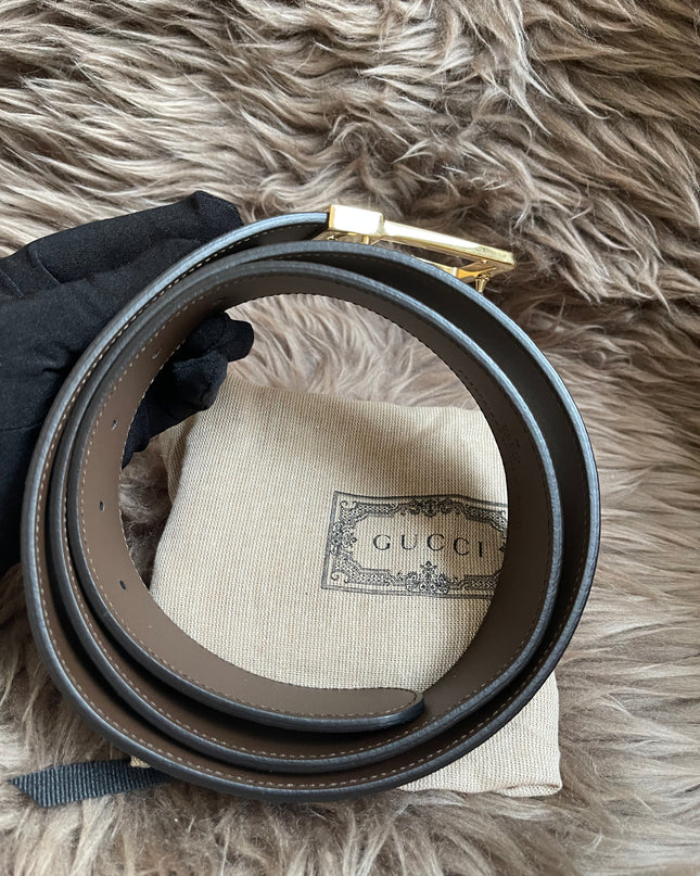 Preloved Gucci GG Supreme canvas belt 42"