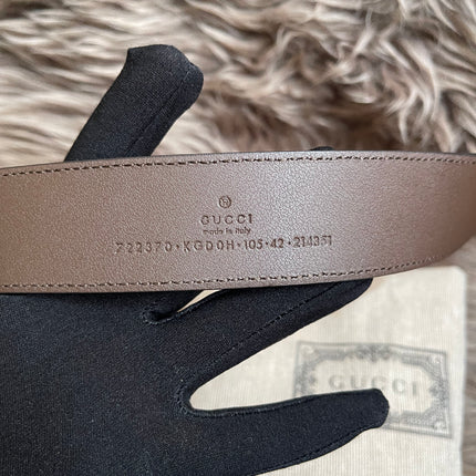 Preloved Gucci GG Supreme canvas belt 42"