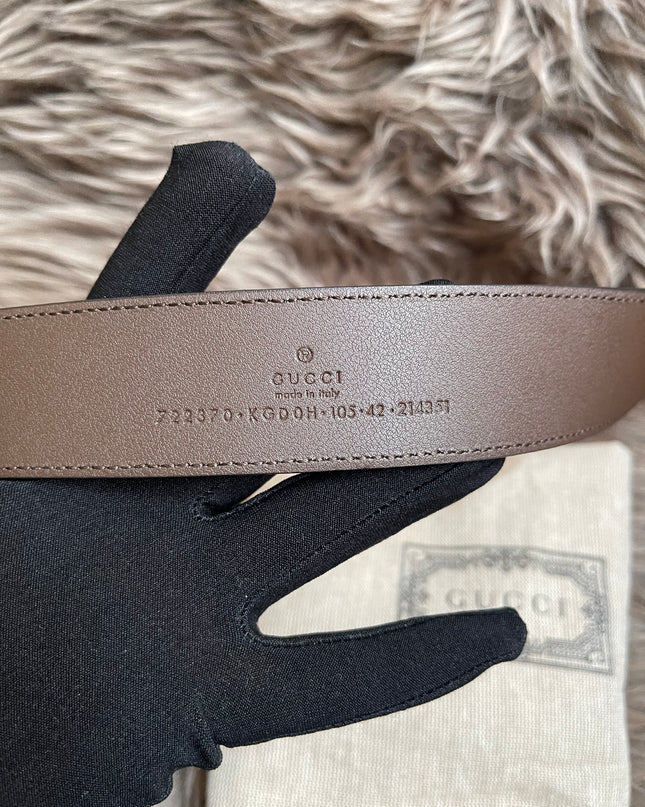 Preloved Gucci GG Supreme canvas belt 42"