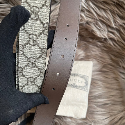 Preloved Gucci GG Supreme canvas belt 42"