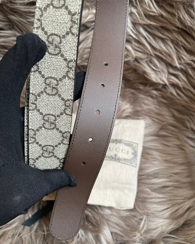 Preloved Gucci GG Supreme canvas belt 42"
