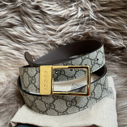 Preloved Gucci GG Supreme canvas belt 42"
