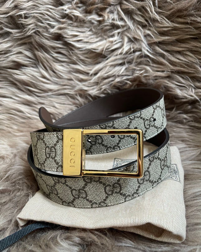 Preloved Gucci GG Supreme canvas belt 42"