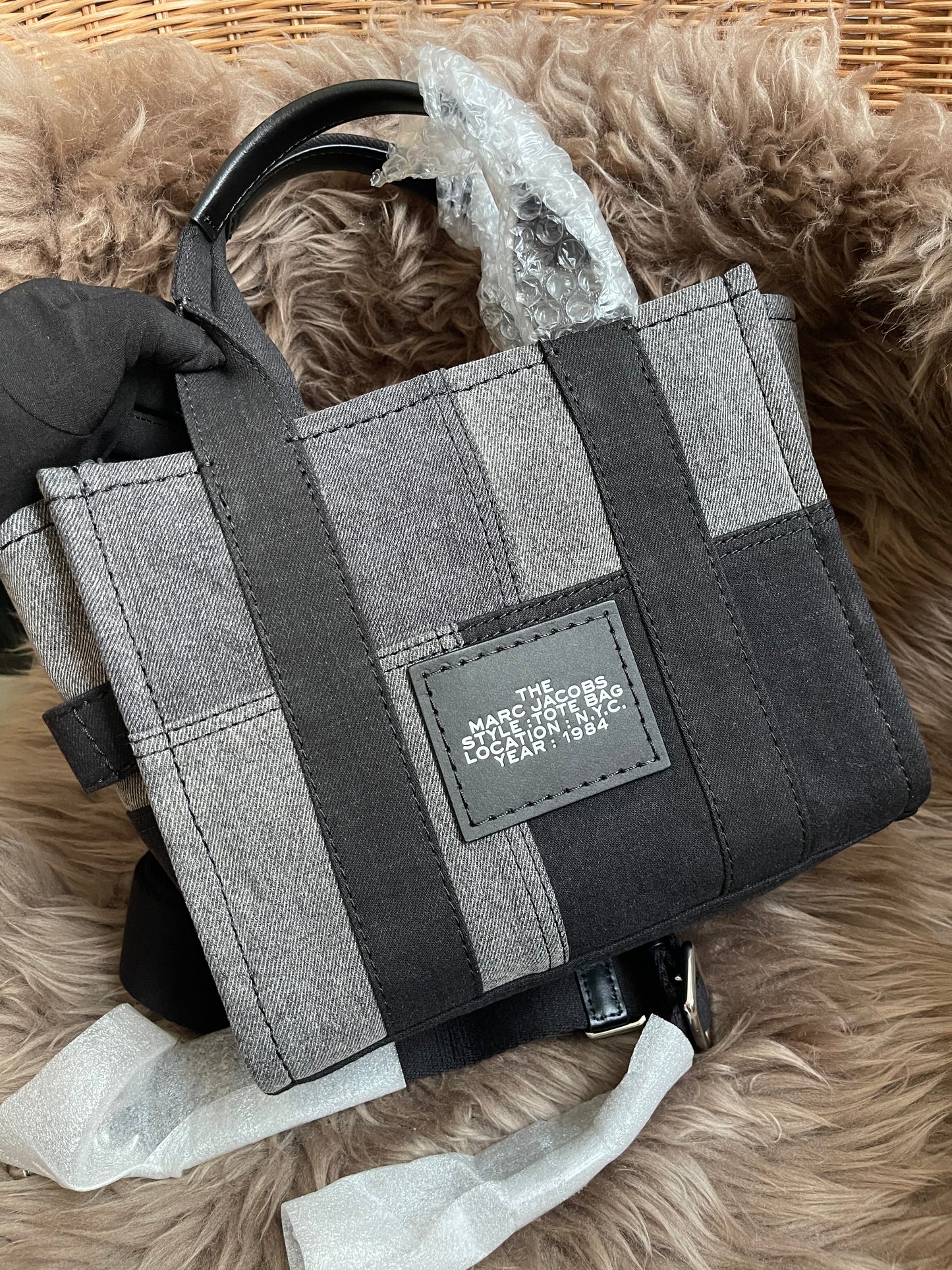 Unused Marc Jacobs The Denim Small Tote Bag