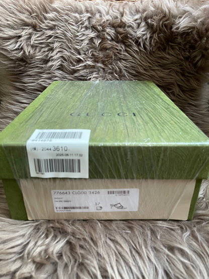 Unused Gucci Horsebit Divine Sandals 37