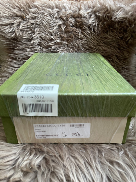 Unused Gucci Horsebit Divine Sandals 37