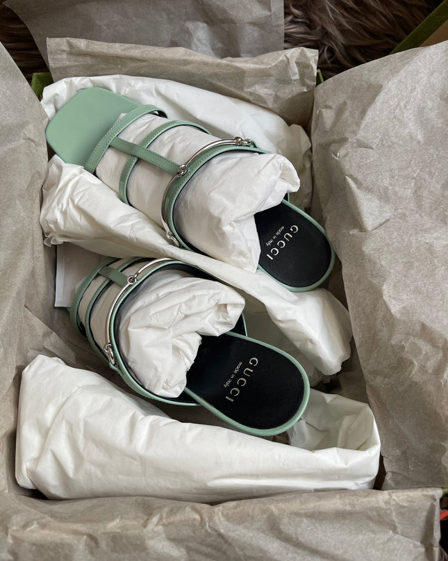 Unused Gucci Horsebit Divine Sandals 37
