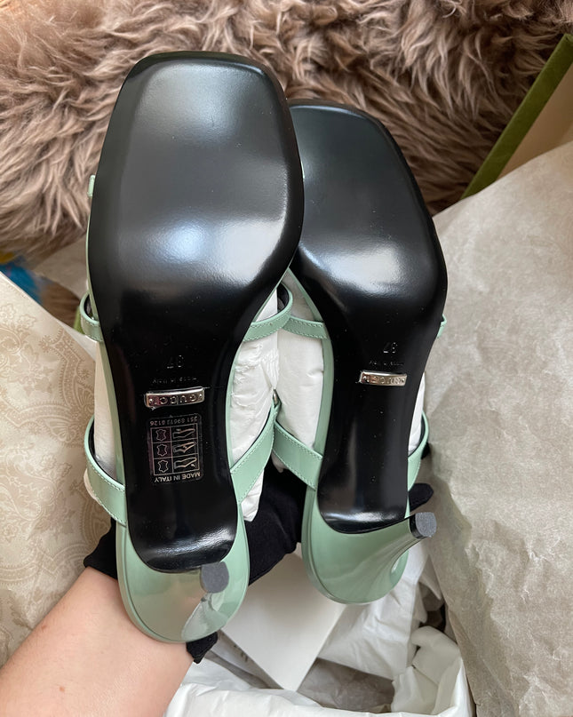 Unused Gucci Horsebit Divine Sandals 37