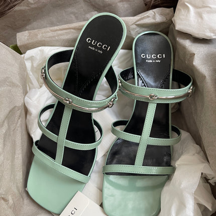 Unused Gucci Horsebit Divine Sandals 37