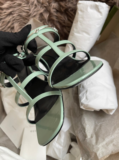 Unused Gucci Horsebit Divine Sandals 37