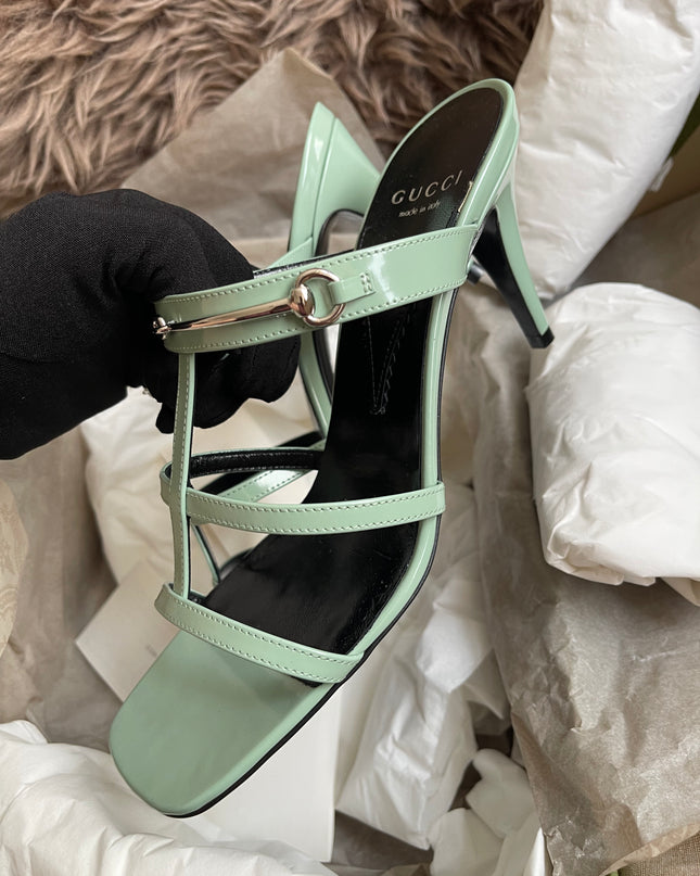 Unused Gucci Horsebit Divine Sandals 37