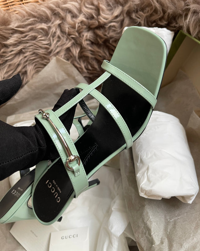 Unused Gucci Horsebit Divine Sandals 37