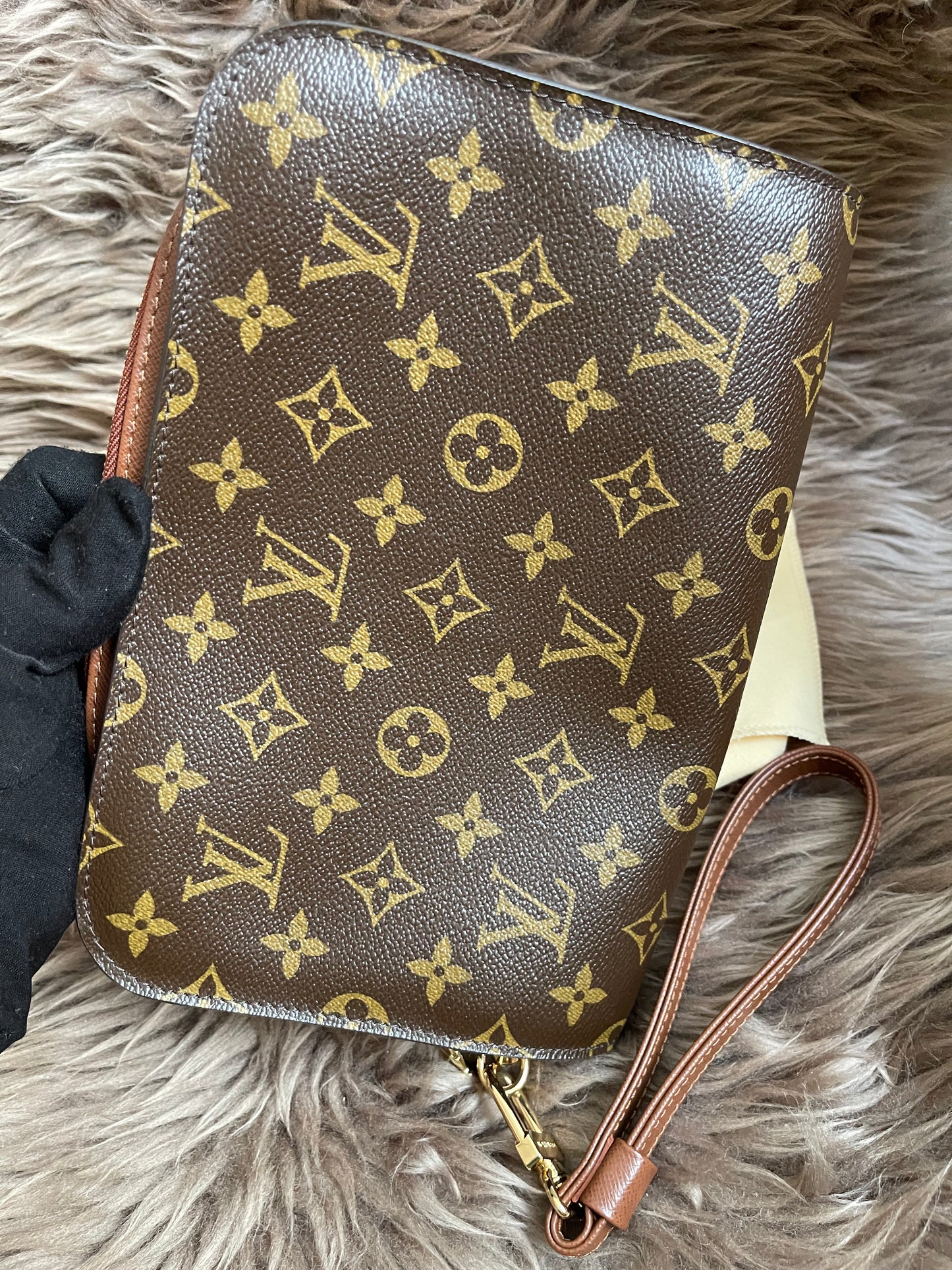 Preloved Louis Vuitton Orsay Monogram Canvas Brown/PVC