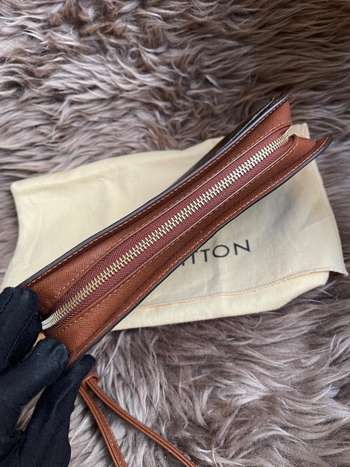 Preloved Louis Vuitton Orsay Monogram Canvas Brown/PVC