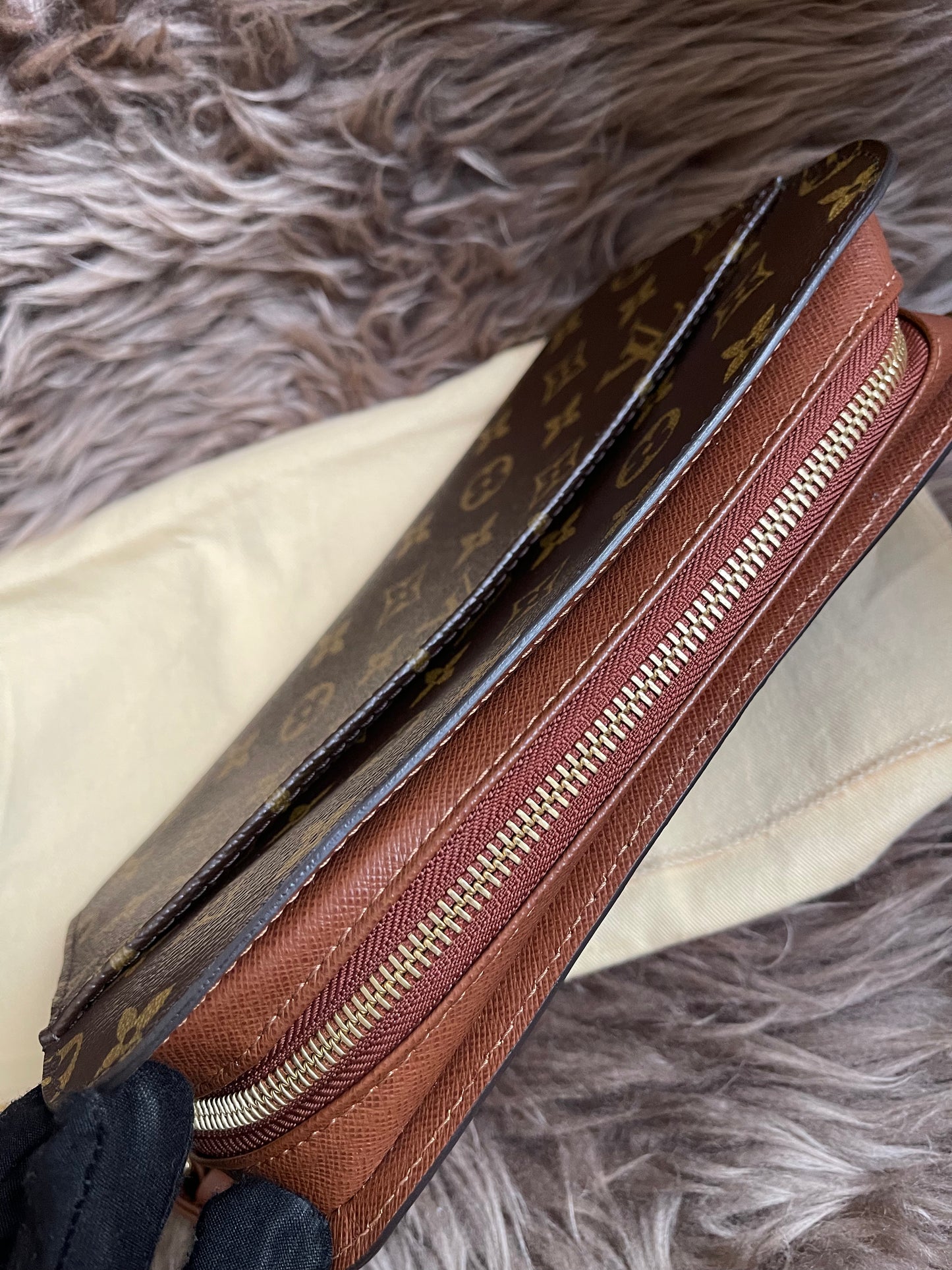 Preloved Louis Vuitton Orsay Monogram Canvas Brown/PVC