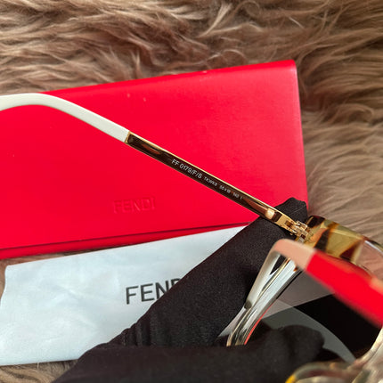 Preloved FENDI 16ss/Jungle/Sunglasses/Wellington/GLD/Women's/FF0179