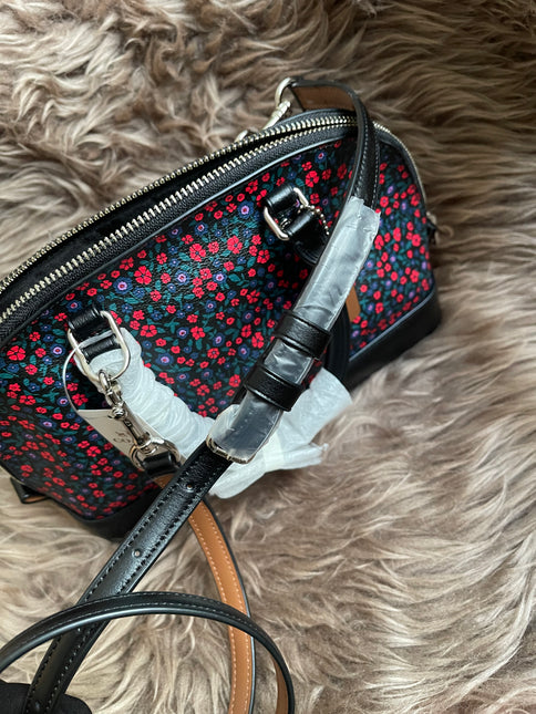 Unused Preloved Coach Mini Sierra Satchel in Ranch Floral Print Coated Canvas