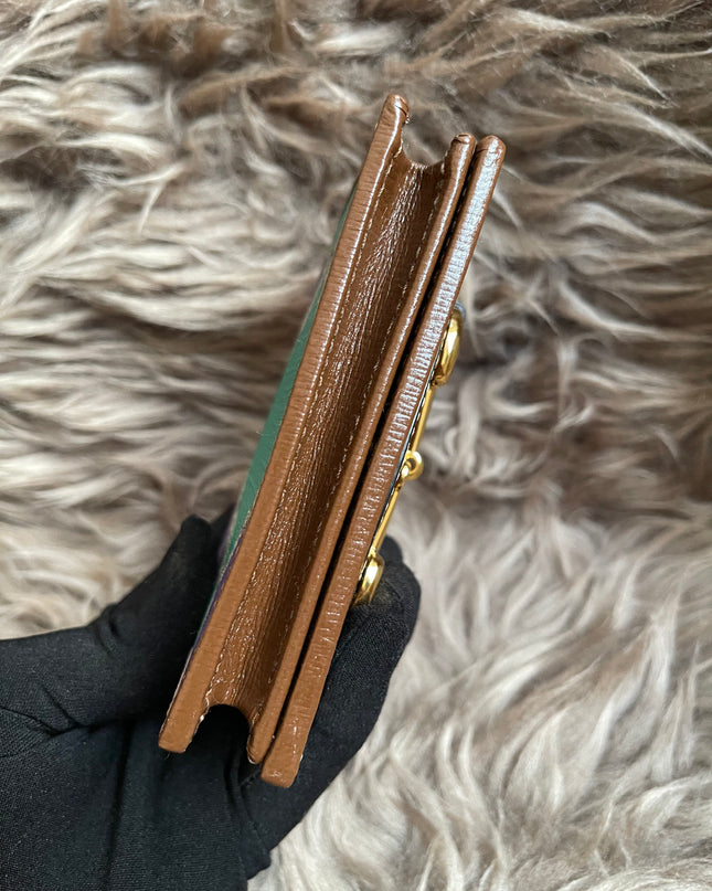 Preloved Gucci Horsebit 1955 Card Case Wallet