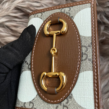 Preloved Gucci Horsebit 1955 Card Case Wallet