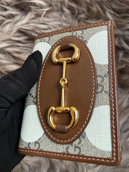 Preloved Gucci Horsebit 1955 Card Case Wallet