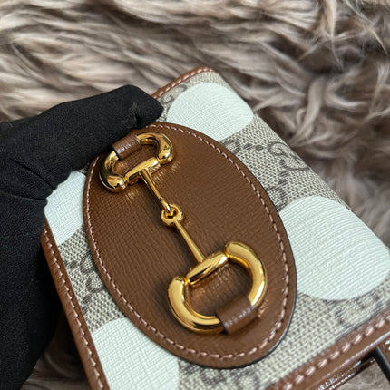 Preloved Gucci Horsebit 1955 Card Case Wallet