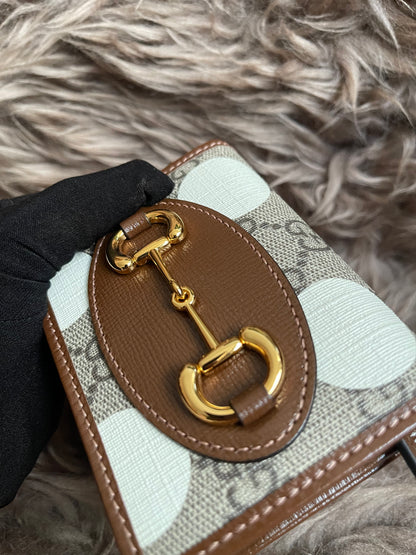 Preloved Gucci Horsebit 1955 Card Case Wallet