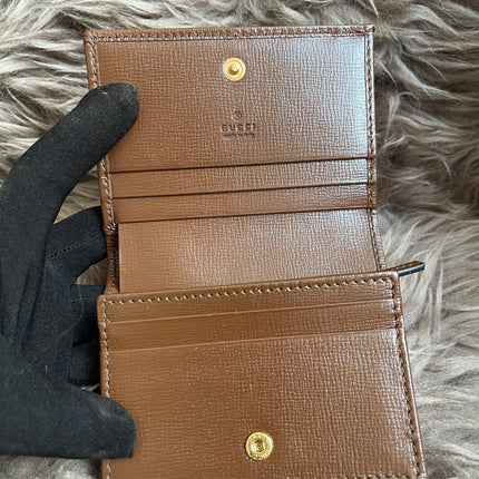 Preloved Gucci Horsebit 1955 Card Case Wallet