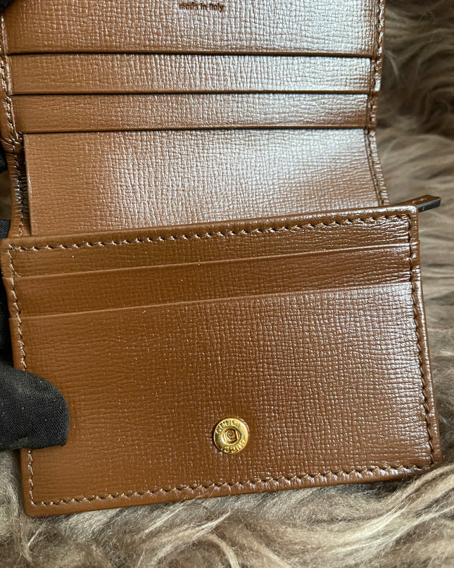 Preloved Gucci Horsebit 1955 Card Case Wallet