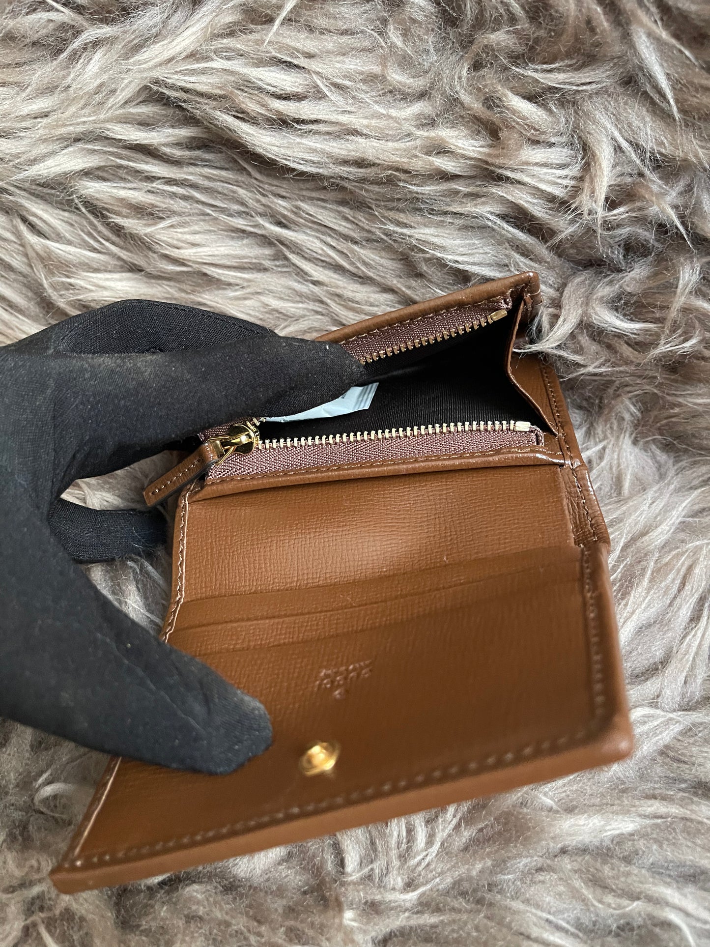 Preloved Gucci Horsebit 1955 Card Case Wallet