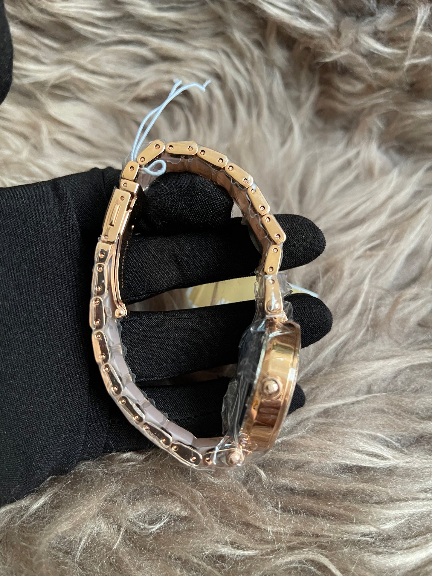 Unused Preloved Michael Kors MK6110 Mini Parker Ladies Rose Gold Stainless Chrono Watch.