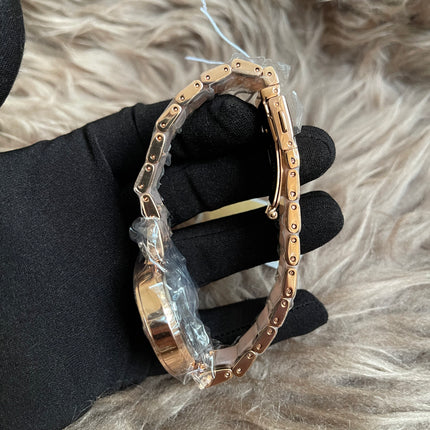 Unused Preloved Michael Kors MK6110 Mini Parker Ladies Rose Gold Stainless Chrono Watch.