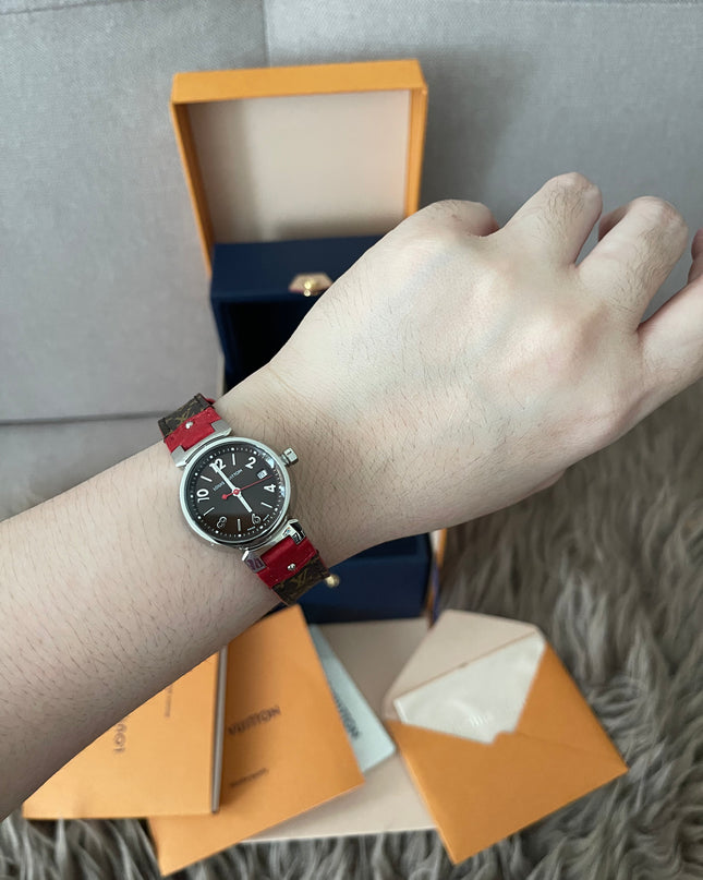 Preloved Authentic LOUIS VUITTON Tambour Watch