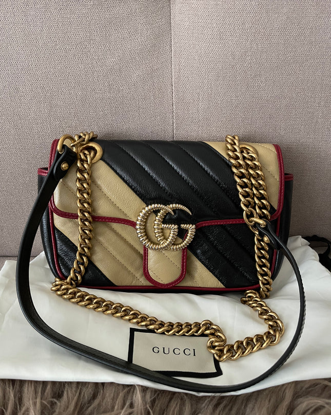 Preloved Authentic GUCCI GG Mini Marmont Matelassé Bag