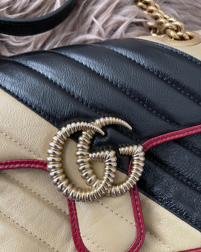 Preloved Authentic GUCCI GG Mini Marmont Matelassé Bag
