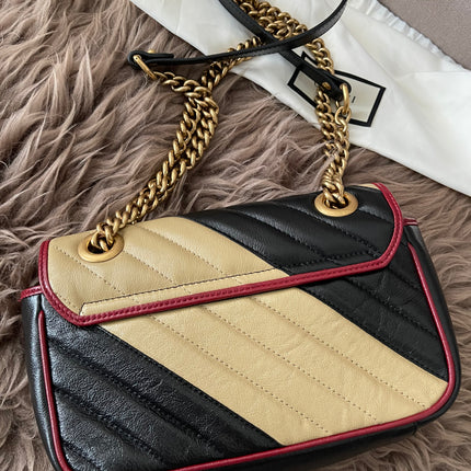 Preloved Authentic GUCCI GG Mini Marmont Matelassé Bag