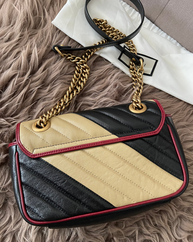 Preloved Authentic GUCCI GG Mini Marmont Matelassé Bag