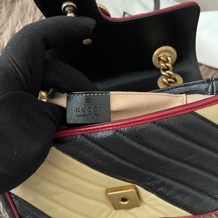 Preloved Authentic GUCCI GG Mini Marmont Matelassé Bag