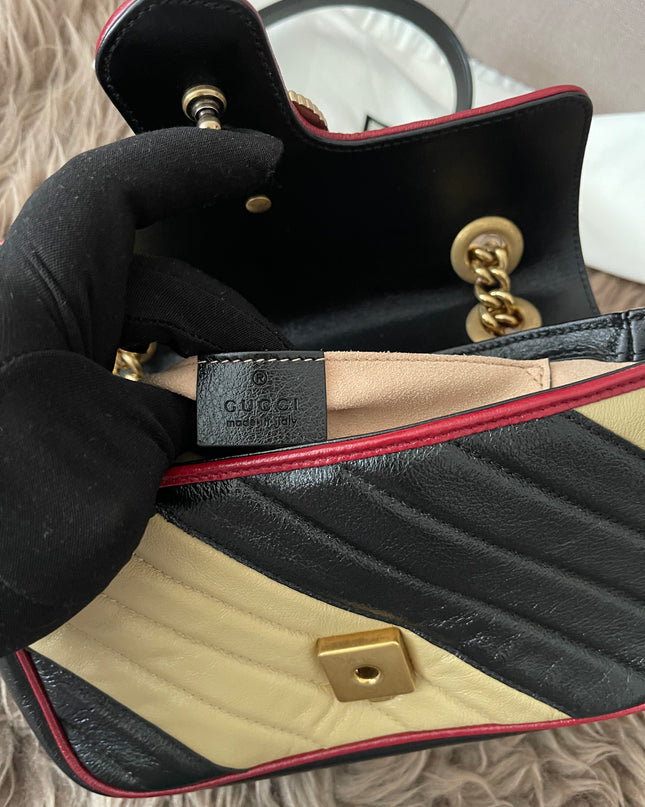 Preloved Authentic GUCCI GG Mini Marmont Matelassé Bag