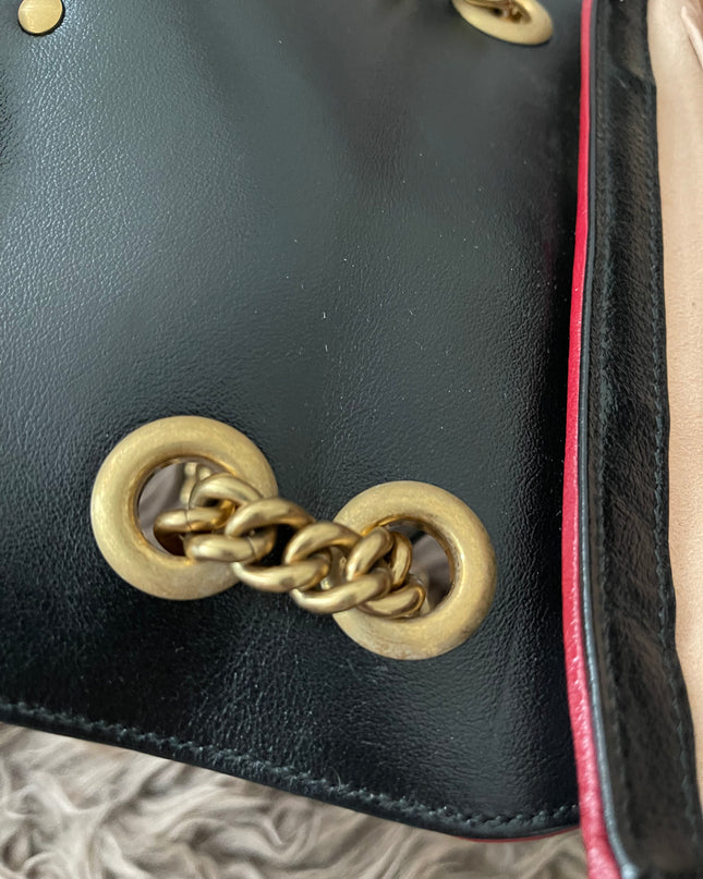 Preloved Authentic GUCCI GG Mini Marmont Matelassé Bag