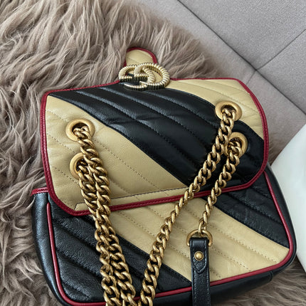 Preloved Authentic GUCCI GG Mini Marmont Matelassé Bag
