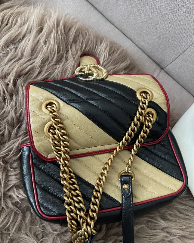 Preloved Authentic GUCCI GG Mini Marmont Matelassé Bag