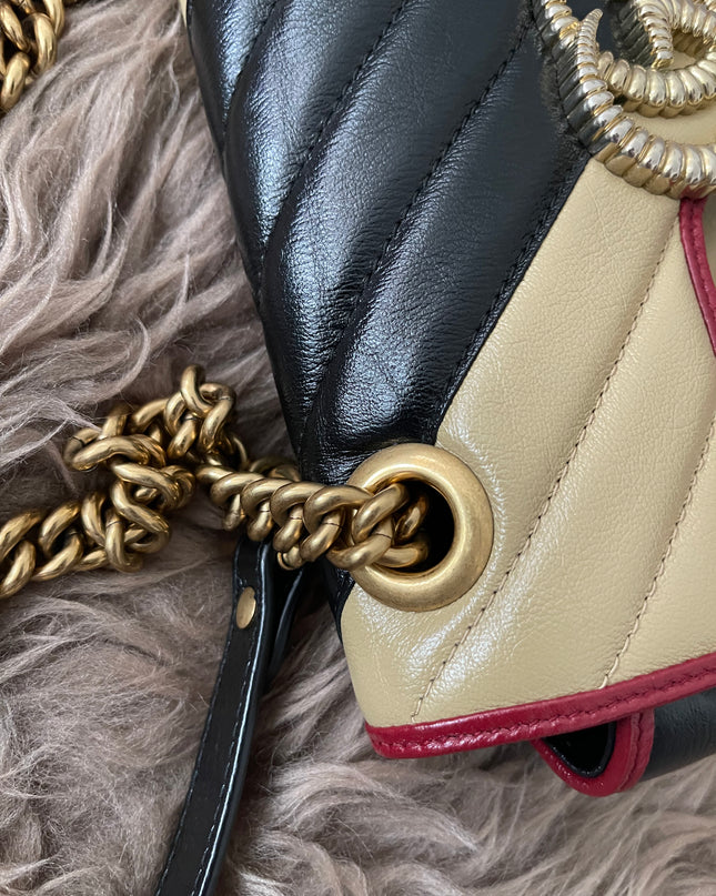 Preloved Authentic GUCCI GG Mini Marmont Matelassé Bag
