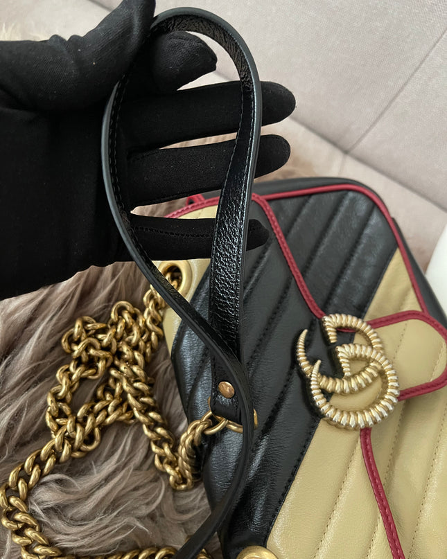 Preloved Authentic GUCCI GG Mini Marmont Matelassé Bag