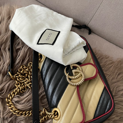 Preloved Authentic GUCCI GG Mini Marmont Matelassé Bag