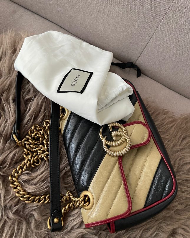 Preloved Authentic GUCCI GG Mini Marmont Matelassé Bag