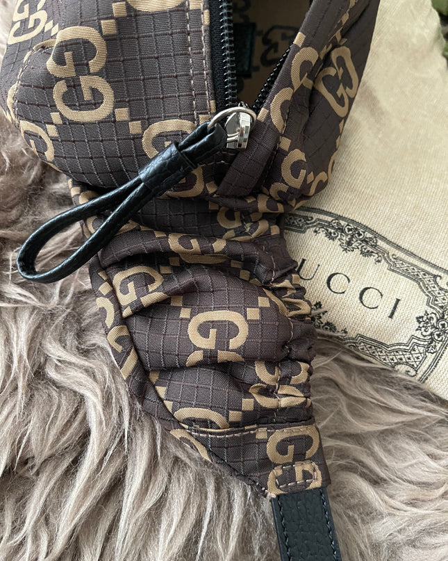 Preloved Authentic Gucci GG Ripstop Belt Bag