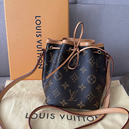 Preloved Authentic Louis Vuitton Nano Noé Bag