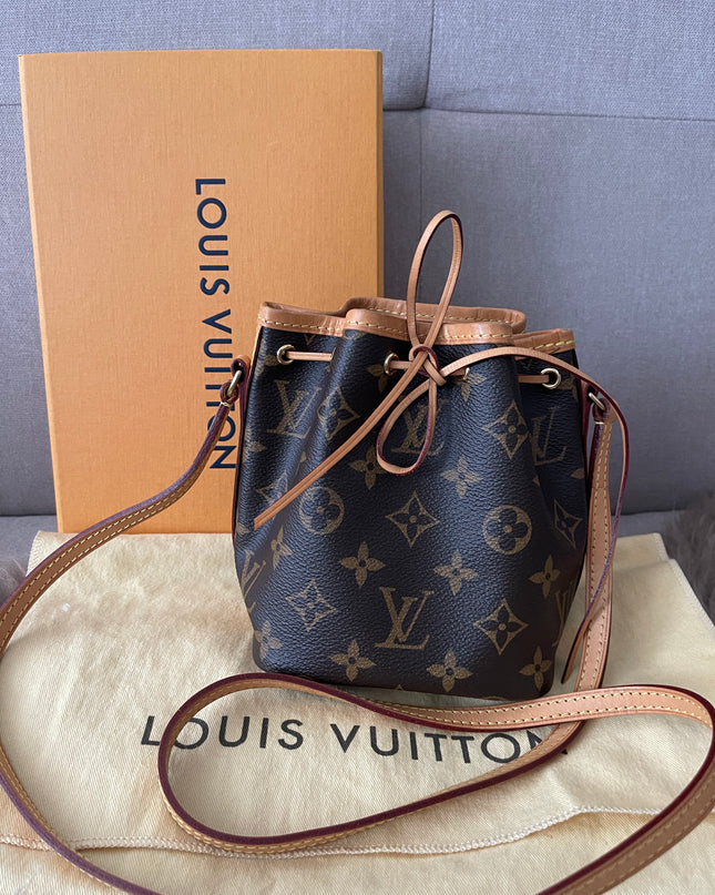 Preloved Authentic Louis Vuitton Nano Noé Bag