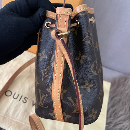 Preloved Authentic Louis Vuitton Nano Noé Bag