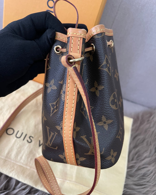 Preloved Authentic Louis Vuitton Nano Noé Bag